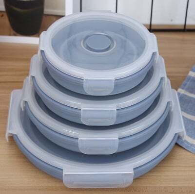 Silikoninių sulankstomų dėžučių rinkinys 4vnt.