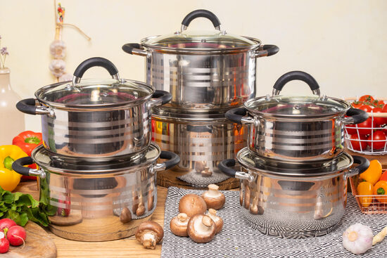 Puodų rinkinys Edenbreg 12dalių