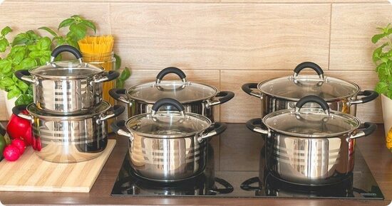 Puodų rinkinys KlönBerg 12dalių