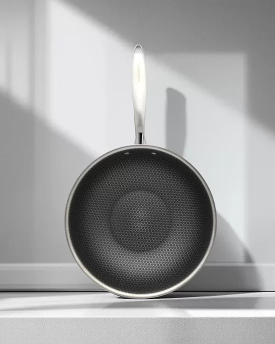 Keptuvė WOK MasterPan nerūdijančio plieno 30cm.