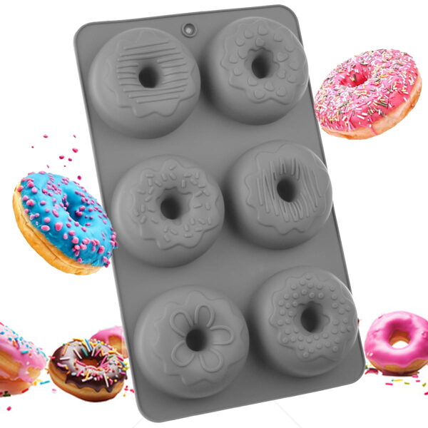 Silikoninė forma Brunbeste "Keksiukai-12/Spurgos"