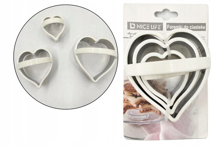 Forma 3vnt. "Širdis" NiceLife