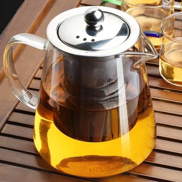 Užplikomas arbatinis Deli glassware 750ml.